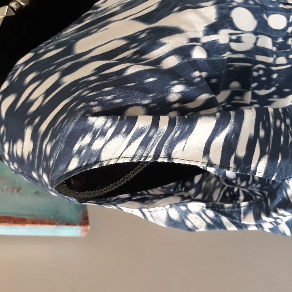 DKNY Jeans/ Blue / White/ Print/ Dress / Summer Dress/ Size M - Picture 3 of 12